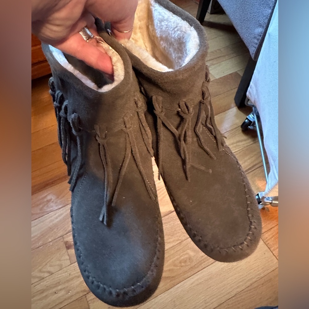 Lucky Brand Moccasins Style Bootie, Size 9